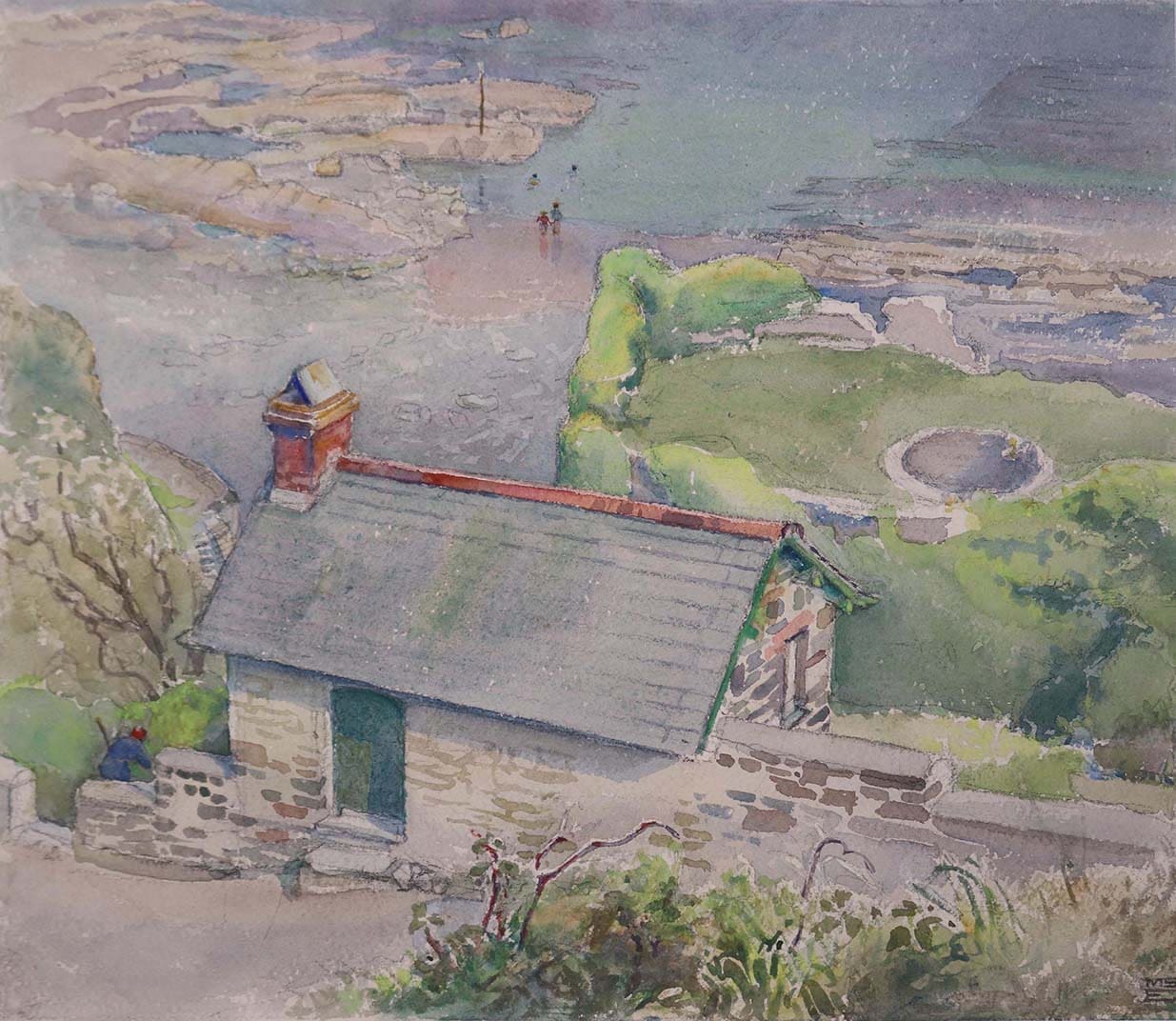 One of Mary Stella Edwards paintings of the Cabin